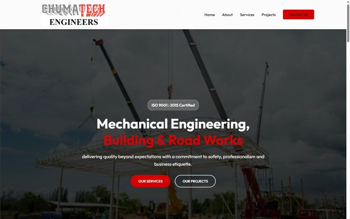Chumatech Engineering website